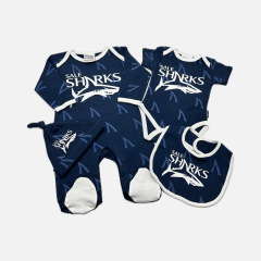 Baby 4 Piece Set - Navy